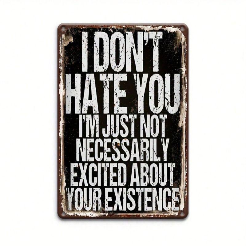 

Metal Wall Art Sign Retro Vintage 8x12 Inch Funny for Kitchen Garage Bar
