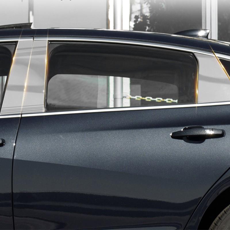 Chrome Pillar Posts Door Window Trim Covers 6Pcs For Chevrolet Malibu 2016-2021