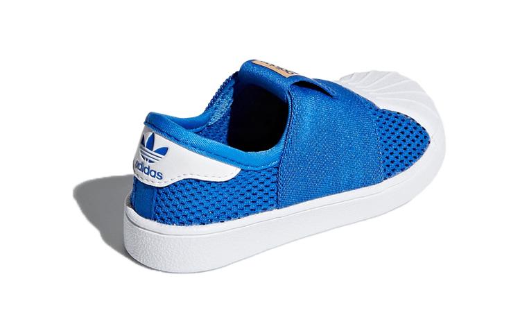 adidas Originals Slip Resistant Low Top Toddler Shoes Blue White Infant And Toddler DB0921