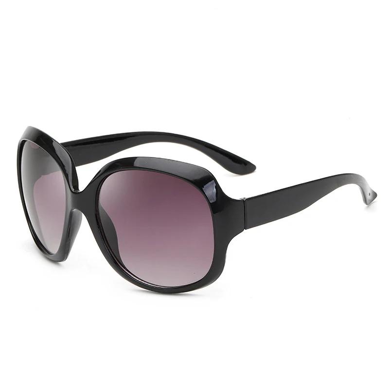 Oversized  Sunglasses Women Luxury Brand Designers Oval Sun Glasses Vintage Black Shades Uv400