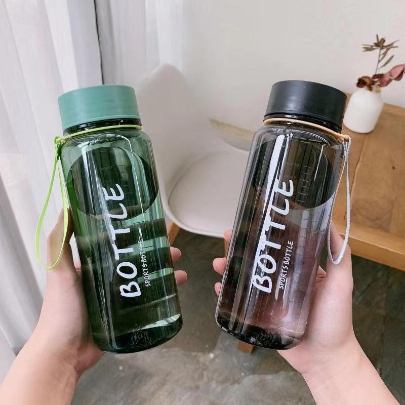 1000Ml Plastic Water Bottle For Outdoor Sports Drinking Portable Sport Tea Coffee Cup Kitchen Tools Kids Water Bottle For School