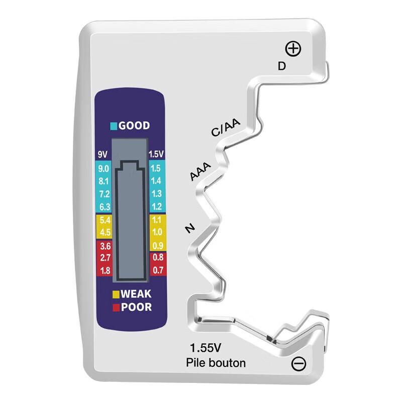 ASOYOGA Digital Battery Power Tester CN plug (adapter included)