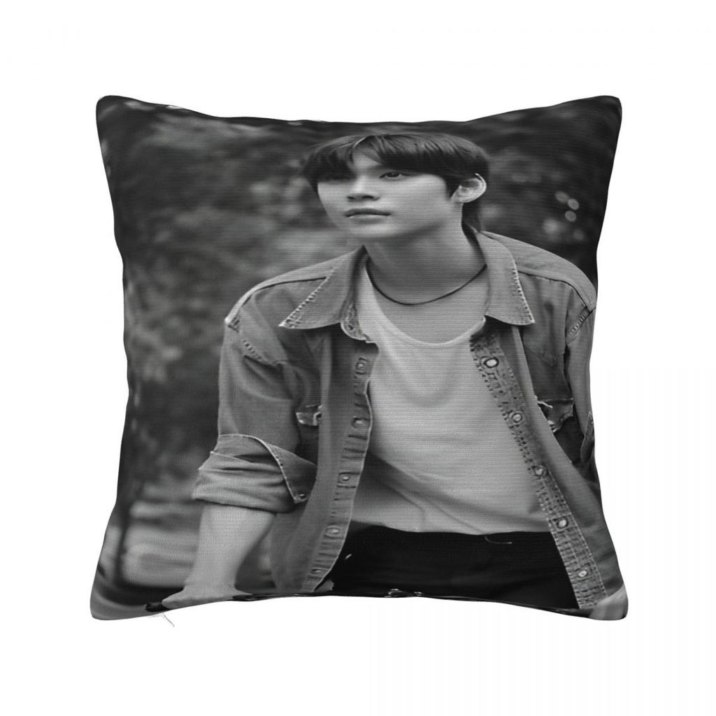 Sofa Decor Riize Kpop Style Idol Boy Group Pillowcase Accessories Pillow Cover Square Multi Size