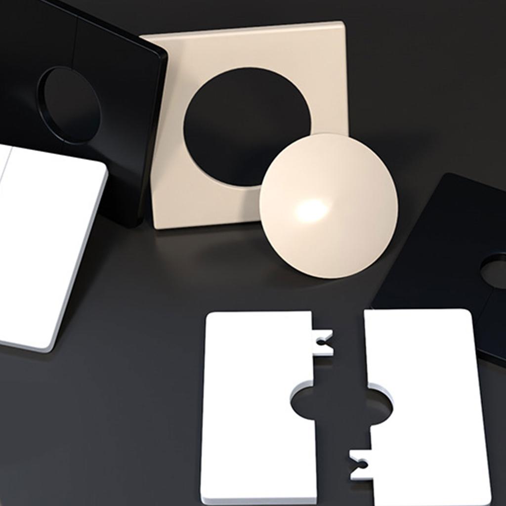 Ścienna dzielona kołnierzowa kwadratowa rozeta maskująca osłona ścienna rury wodnej panel dekoracyjny z zarezerwowanym otworem wiertniczym na kable krany rury