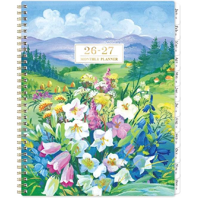 2026 Monthly Planner - 2026 Planner from January 2026- December 2026, 2026 Monthly Planner 8.5"x 11", with Tabs, Double Back Pocket, Large Blocks
