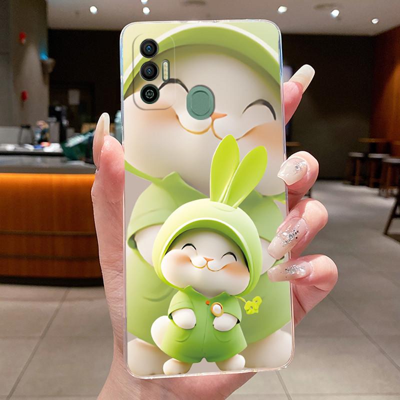 For Tecno Spark 7 Case Luxury Dragon Cute Cool Boys Girls Transparent Silicone Phone Cover For Tecno Spark 7 Pro 7T Etui Funda