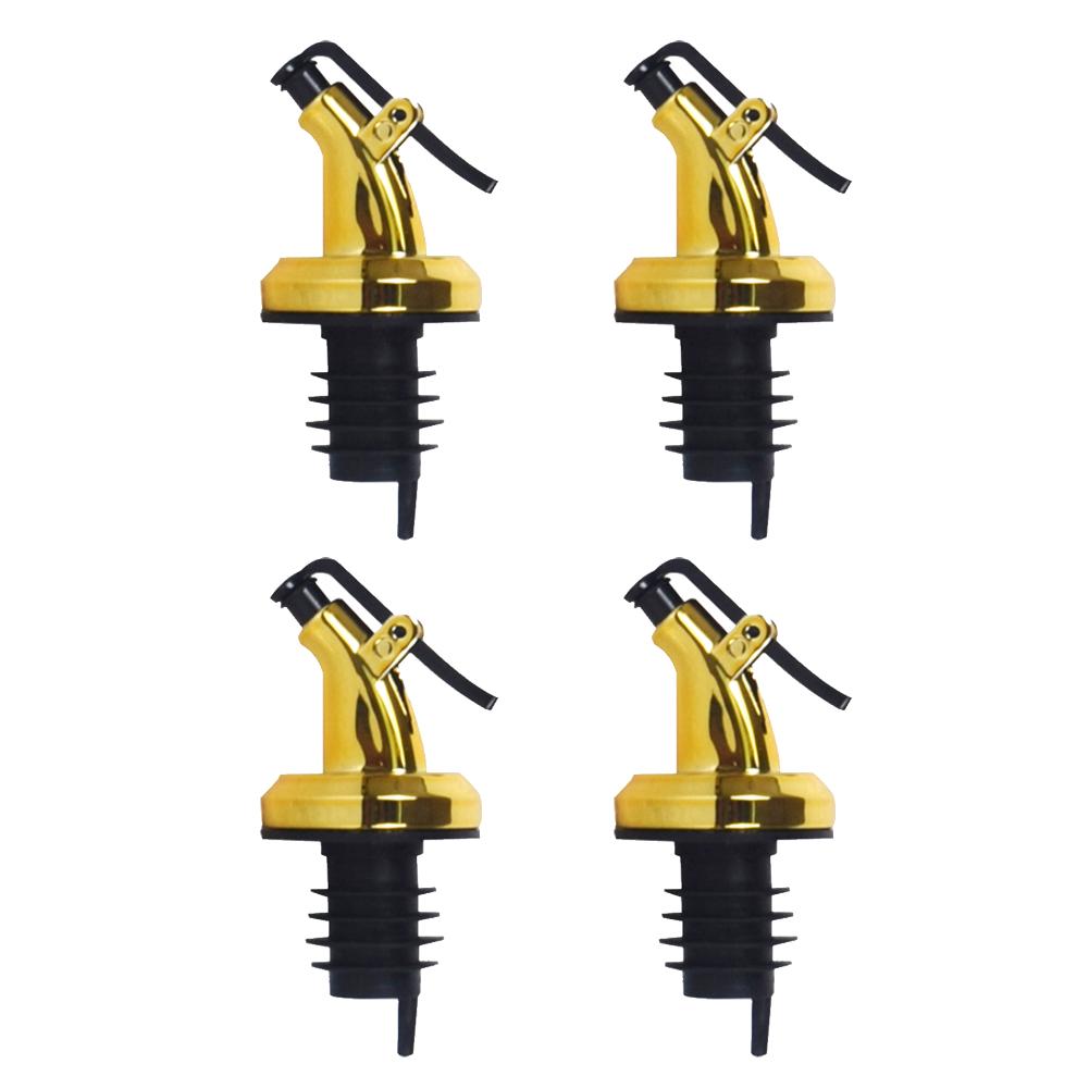 10-1pc Press Type Oil Bottle Stopper Leak-proof Seasoning Bottle Stopper Ergonomic Multifunctional Suitable for Most Bottles