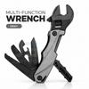 12 in 1 Multitool Adjustable Wrench Folding Pocket Tool with Knife Saw Screwdriver Bottle Opener for Camping DIY Outdoor Repair