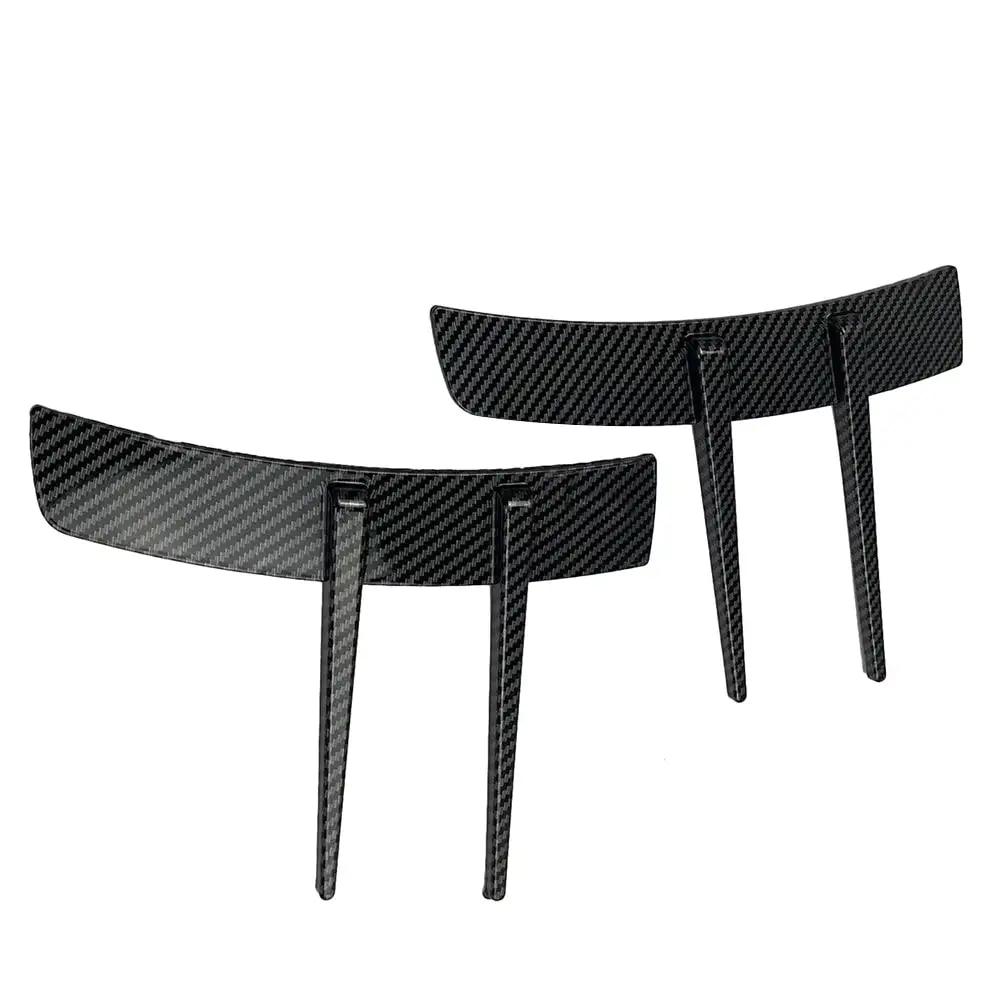 2Pcs Car Front Bumpers Lip for Benz A-Class A180 A200 A220 Air Vent Trim Spoiler Canards Splitter Car Styling Accessory