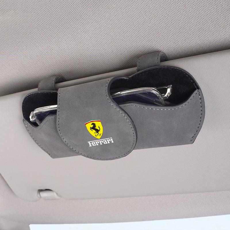 Etui na okulary samochodowe Uchwyt na okulary przeciwsłoneczne do osłony przeciwsłonecznej Klips na okulary przeciwsłoneczne Do Ferrari F1 F8 F80 SF90 Stradale SF90Spider 296 GTB 296 GTS 812 KL5