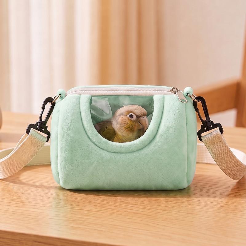 1 Pezzo Zaino Piccolo per Animali Domestici Borsa Trasportino Criceto Cilindro Portatile Borsa a Tracolla Scoiattolo Volante Viaggio Rete Traspirante Tasca Articoli per Animali Domestici