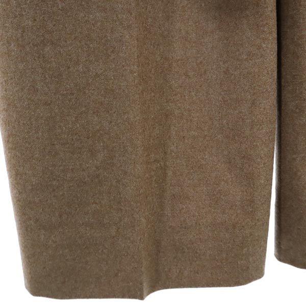 unused YVES SAINT LAURENT Sanyo Shokai Wool Long pants T7 Brown Women Used