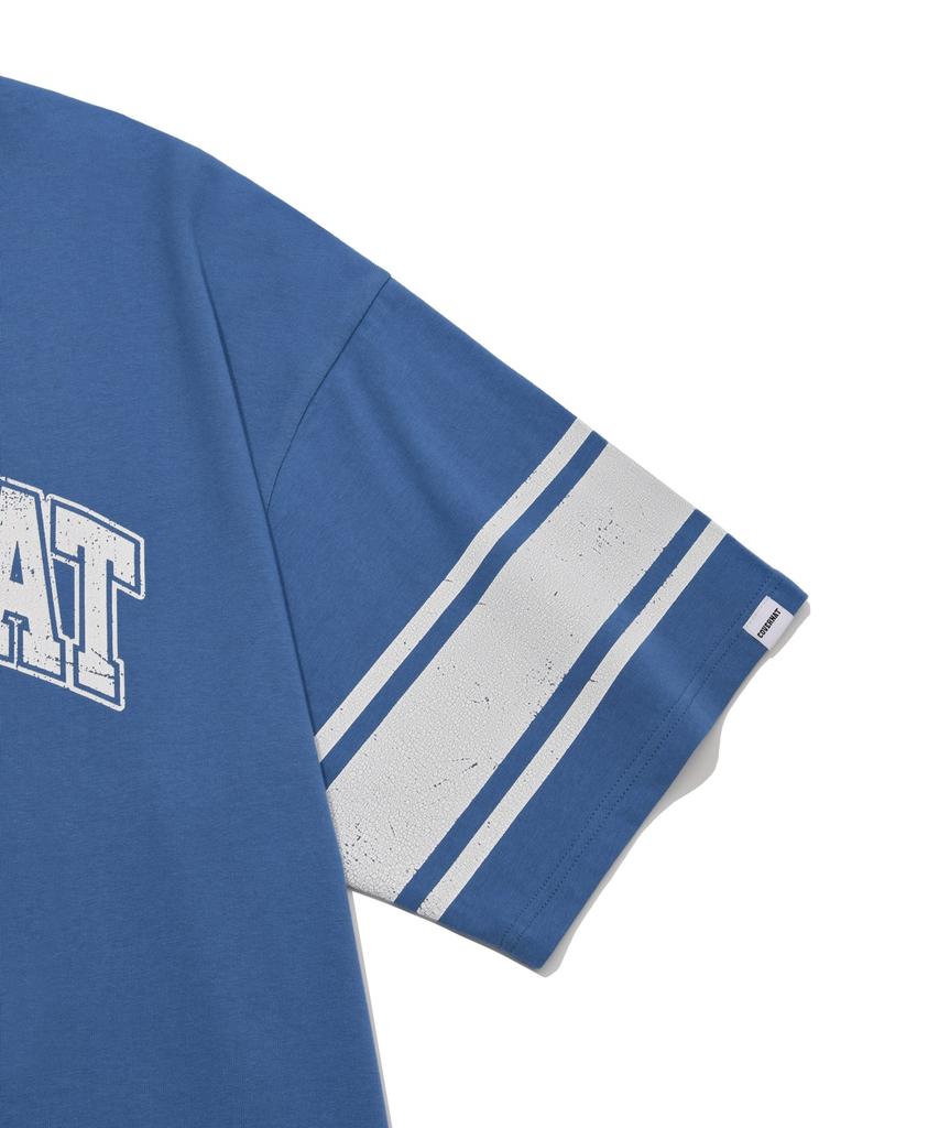 COVERNAT Arch Rugby T-Shirt Light Blue