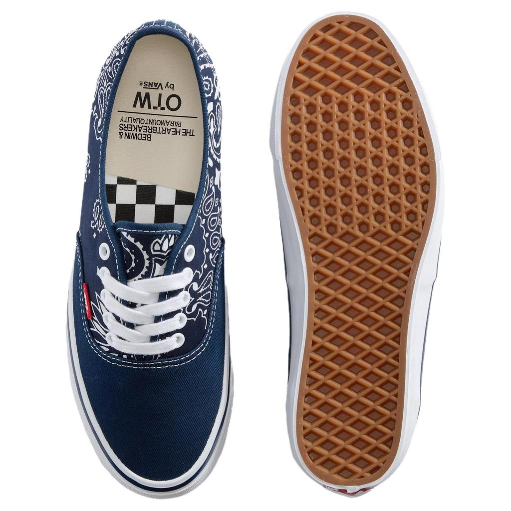 Vans × Bedwin & The Heartbreakers Authentic 44 Comfortable Fit Skate Shoes Unisex Sneaker Blue VN000EEUCQ8