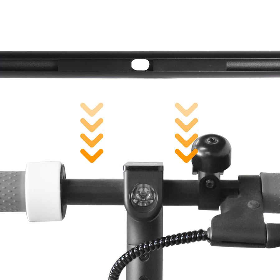 Manubrio in Lega di Alluminio per Scooter Elettrico Xiaomi M365 1S Pro Manubrio Tappo di Chiusura Anteriore Kit Rubinetto Parti di Ricambio