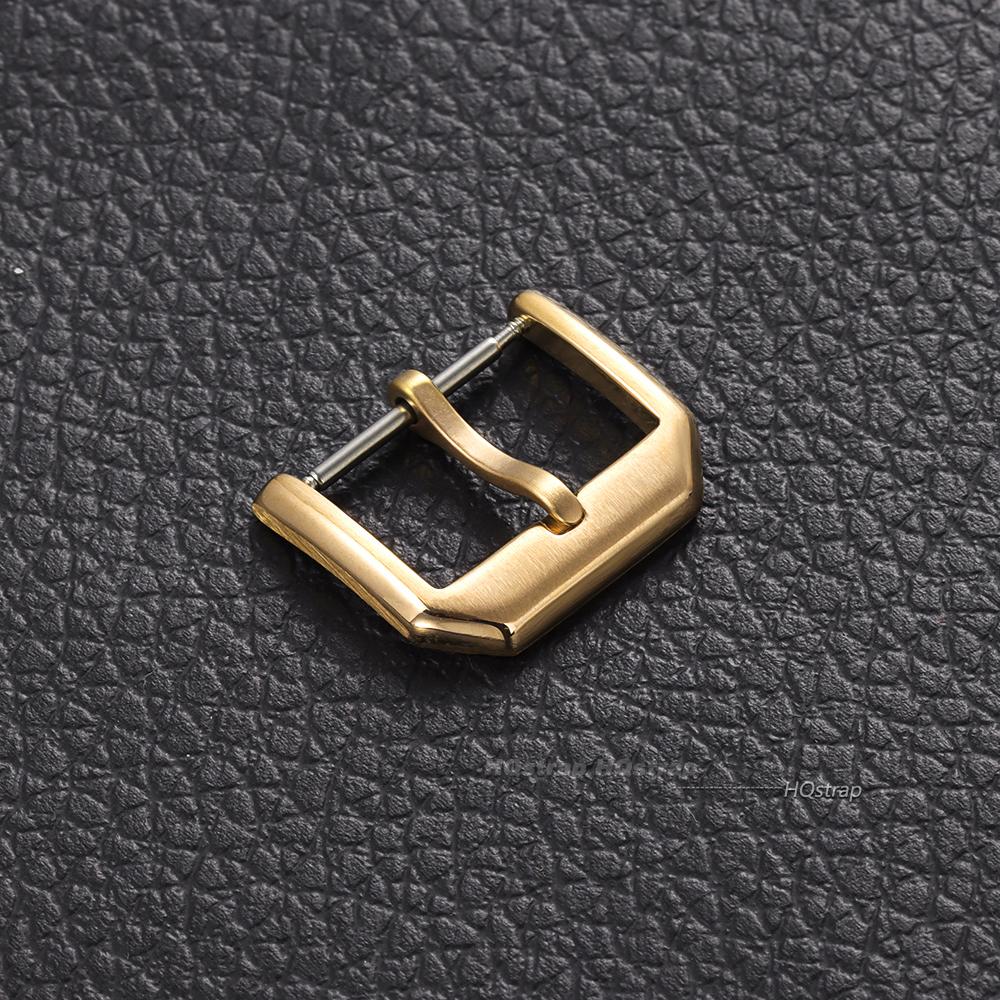 Fibbie per Orologi in Acciaio Inossidabile 16mm 18mm 20mm Chiusura per Cinturino Orologio Fibbia di Ricambio per Cinturino Orologio Spazzolato Opaco Argento Nero Oro