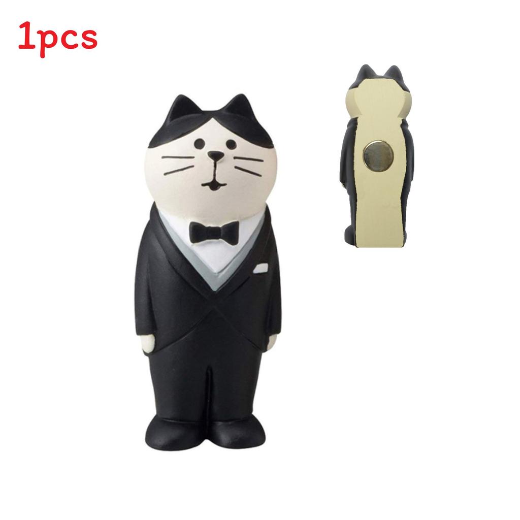 Cat Magnet Fridge Sticker With Strong Magnetic Diy Decor For Kitchen Organization