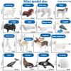 Realistic Polar Animal Toy Set: Polar Bear, Ferret, Reindeer, Seal, Orca, Arctic Hare, Walrus Figurines.