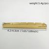 ST 6-Saiten E-Gitarre Messing-Sattel Massiver Reinkupfer E-Gitarren-Sattel Brücke: 42 mm/43 mm lang