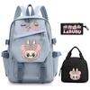 3 Stück/Set Niedlicher bedruckter Rucksack Federmäppchen Lunchtasche Teenager Studentin Schüler Schultasche Damen Reise Laptoptasche Mochila