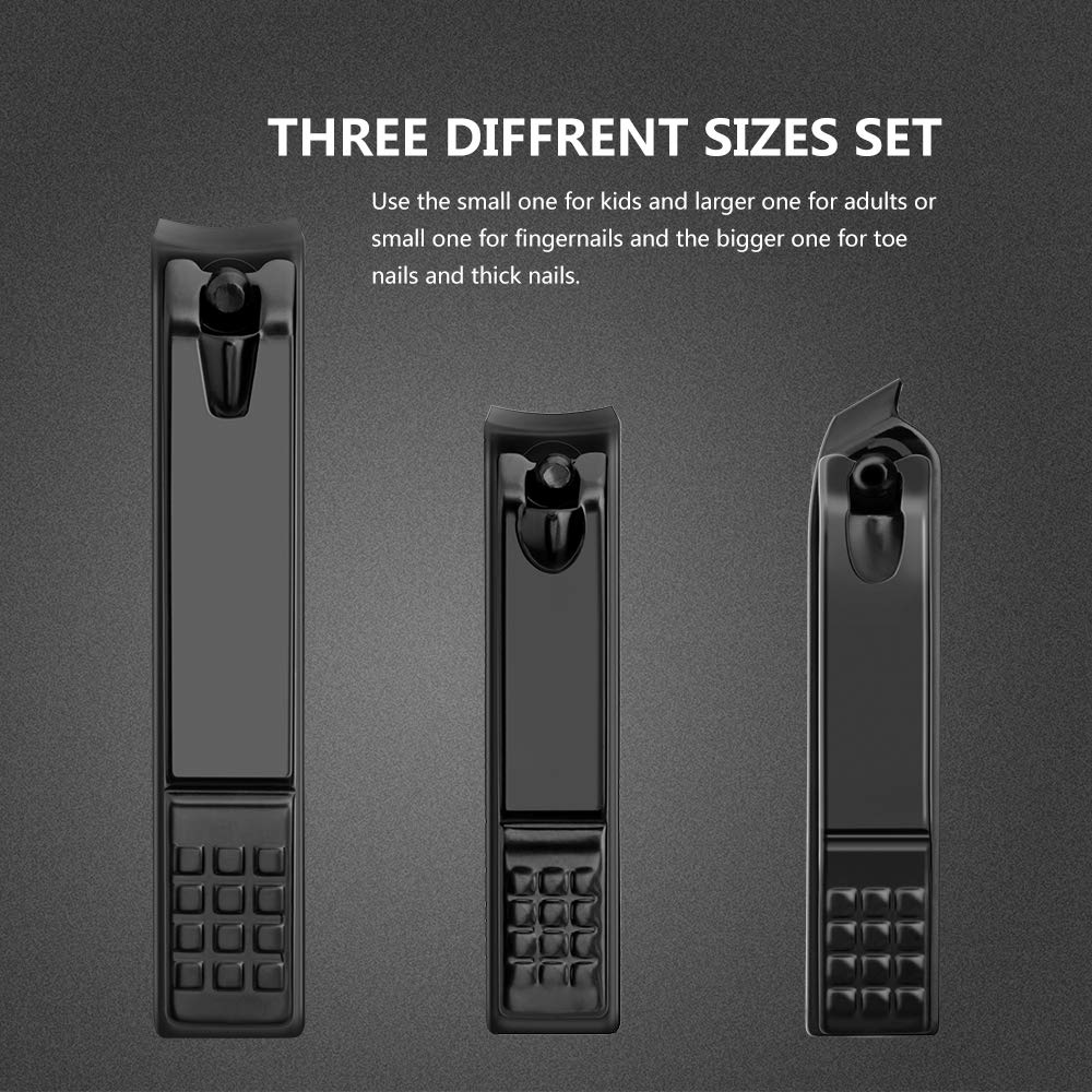 Professional Stainless Steel Nail Clippers - Ergonomic Design, Sharp Blades for Precise Cutting - Ideal for Toenails & Fingernai