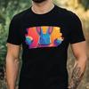 Men's T-Shirt Rabbit In Anime Style Motif Cotton Size XS To 5XL