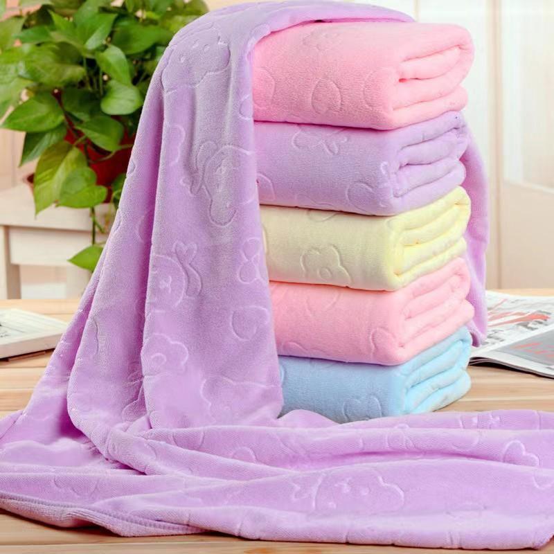 70X120Cm Embossed Towels Quick Drying Towels Bath Towels Absorbent Soft And Comfortable Bathrobes Ultra-Fine Fiber Towels