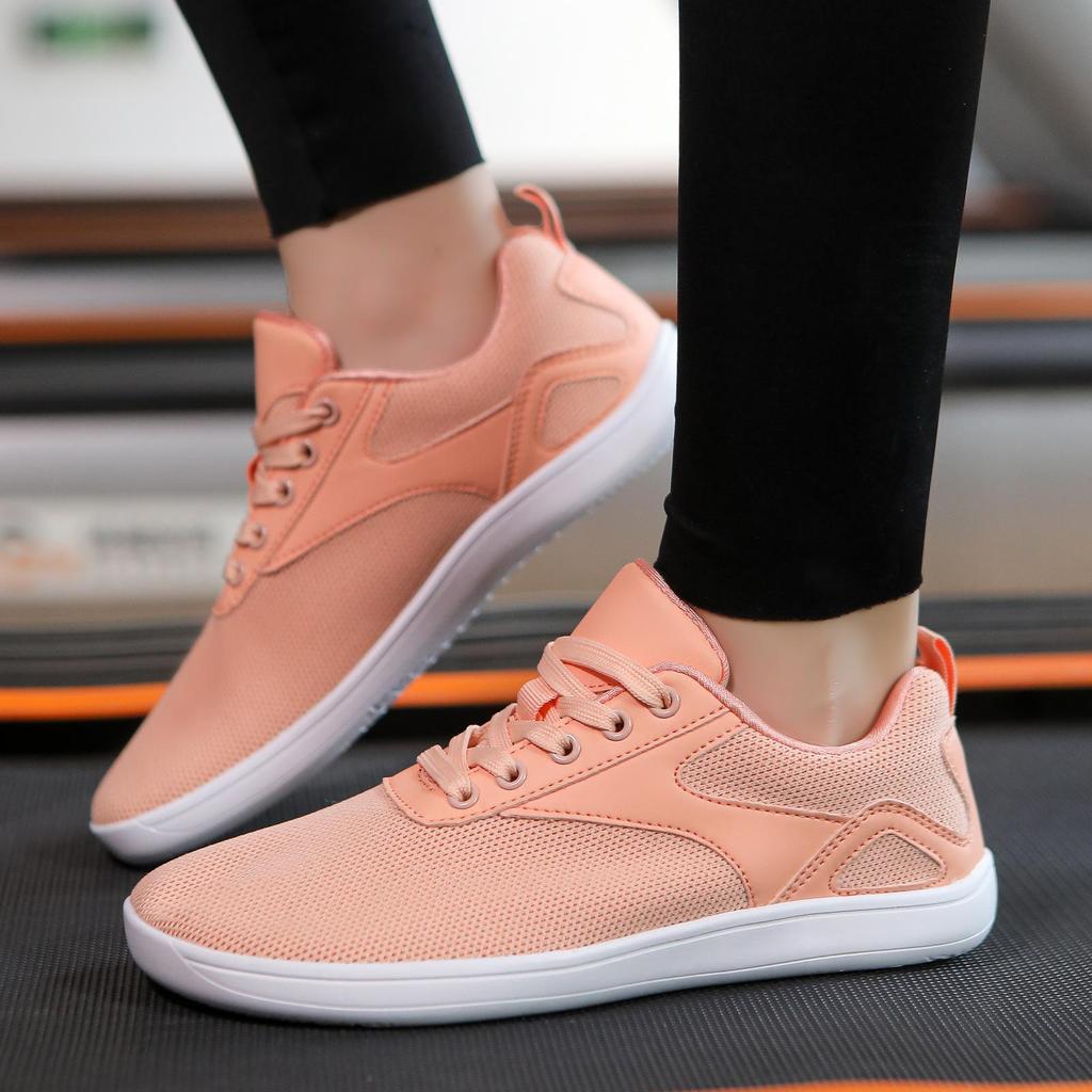 Breathable Mesh Cross-training Sneakers Minimalist Outdoor Walking Shoes Wide Toe Sports Shoes Non-slip Jogging Flats