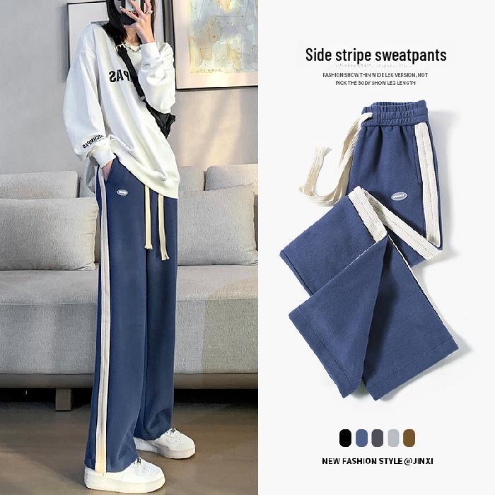 

Женские широкие брюки Petite с бархатной подкладкой для осени/зимы 2025 года – облегающий, свободный повседневный крой L