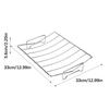 V Shaped Grilling Rack Barbecue Rack Grill Holder Turkey Roasting Rack for Camping and Backyard Parties Easy To Clean
