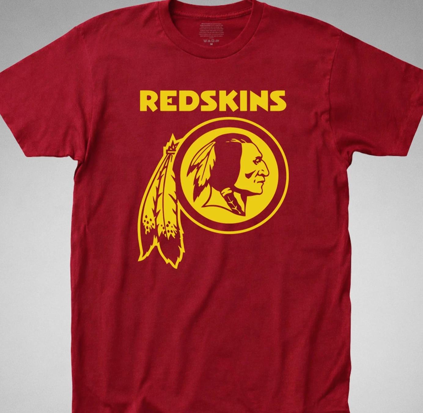 REDSKINS T-SHIRT washington football tee retro logo classic jersey decal graphic XS