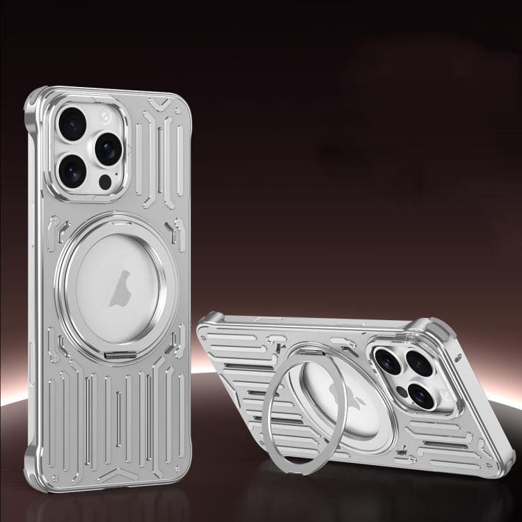 Mech Series Cooling Rotating Holder Metal Frameless Phone Case