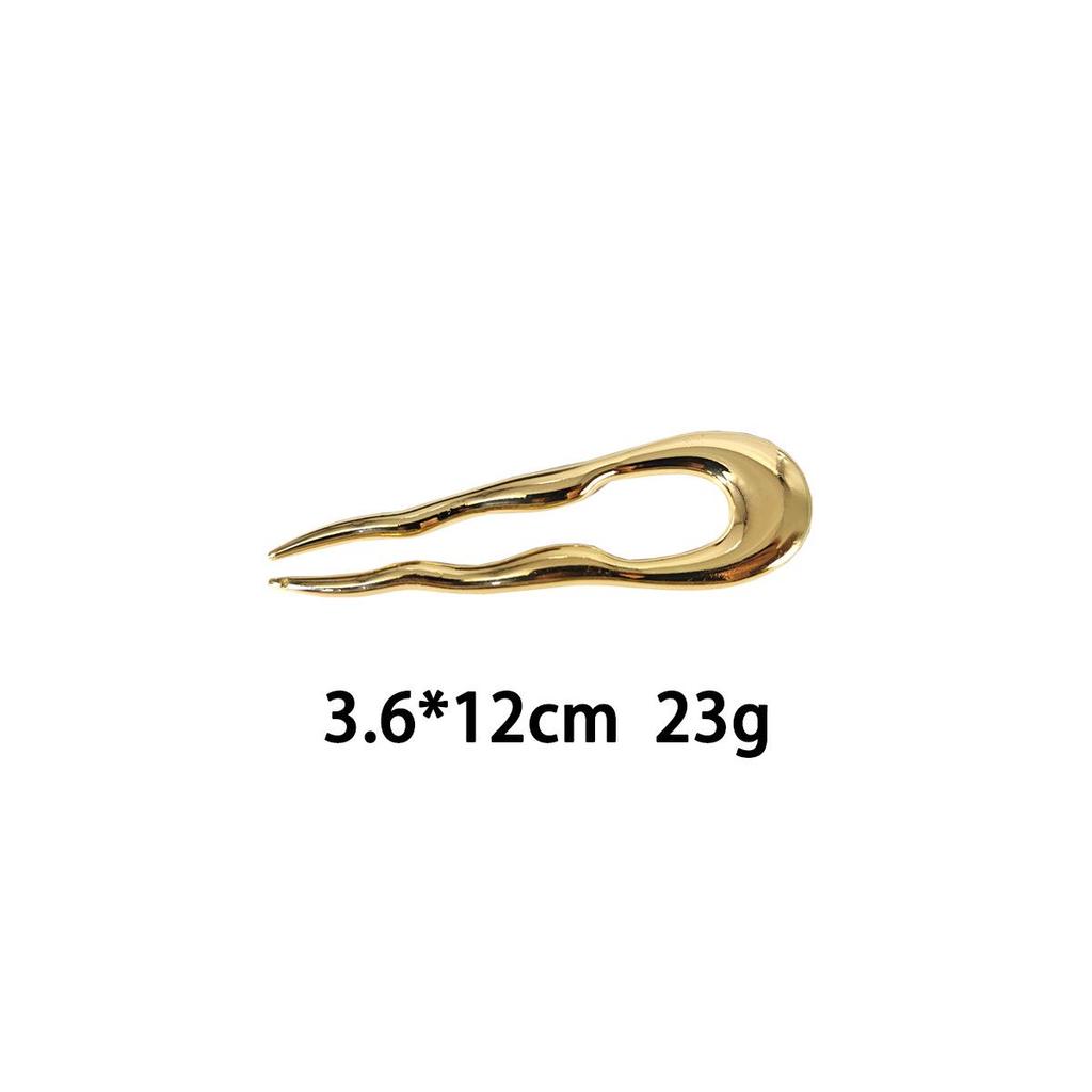 Cross U-Shaped Hairpin: Simple Hair Bun Accessory for Women