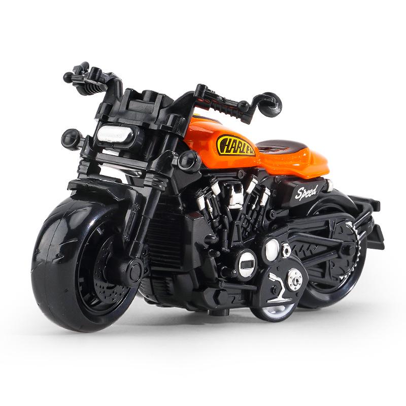 Trendy Mini Motorcycle Keychain Pendant: Cool Model Figurine Car Keyring Toy
