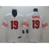 Mens NFL San Francisco 49ers Embroidered Football Jersey Short Sleeve Sport T-Shirt Fans Casual Wear