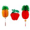 Pineapple Apple Lanterns Hanging Decorations Happy New Year Chinese Cny Fruit