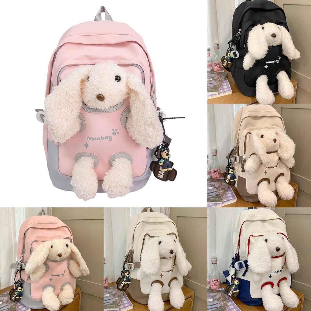 Zaino Carino Cartone Animato Coniglio Per Bambini In Materiale Nylon E Design Traspirante Per Scuola E Uso Quotidiano