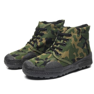 Gummisohle Befreiungsschuhe Camouflage-Schuhe Trainingsschuhe Militärtrainingsschuhe Baustelle Ackerland Camouflage-Schuhe atmungsaktiv