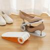 2Pcs Shoe Rack Double Layer Shoe Storage Shelf Save Space Adjustable Height Non-Slip Shoe Organizer Home Supply