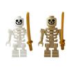 12pcs/set Skeleton Soldiers Building Blocks Halloween Figures Mini Building Blocks Ninja Bone People Army Skeleton Corps