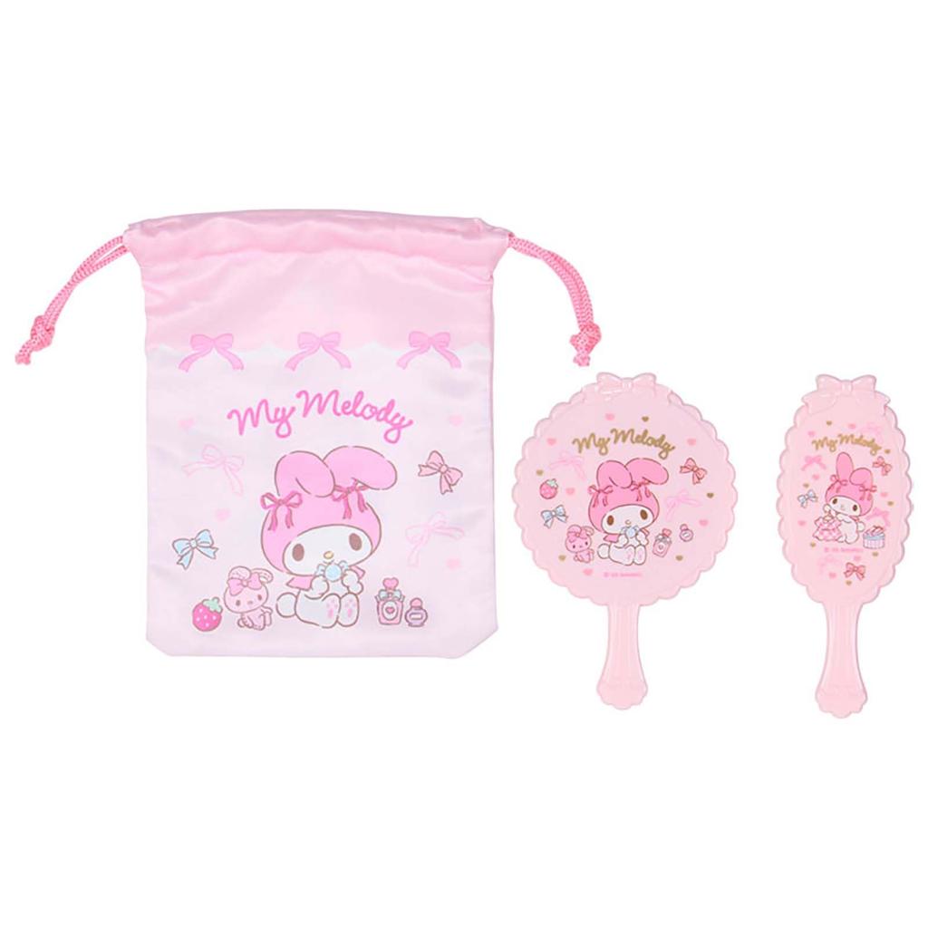 Sanrio Mirror Brush Set My Melody 326461 &
