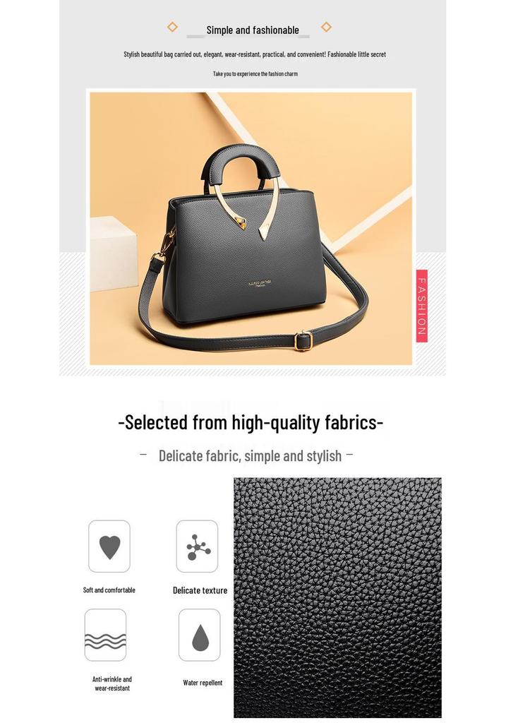 2025 Retro European & American Style Large Capacity Women's Crossbody Handbag