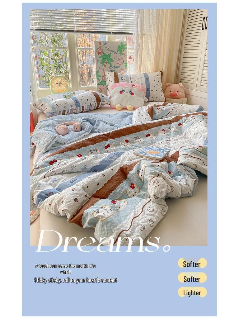 Maternity & Baby Summer Cool Quilt - Machine Washable, Breathable Cooling Blanket for Dorms & Kids