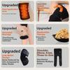 3 in 1 Heated Knee Wrap Black Heating Vibration Massager Heated Knee Brace  Arthritis Prevention