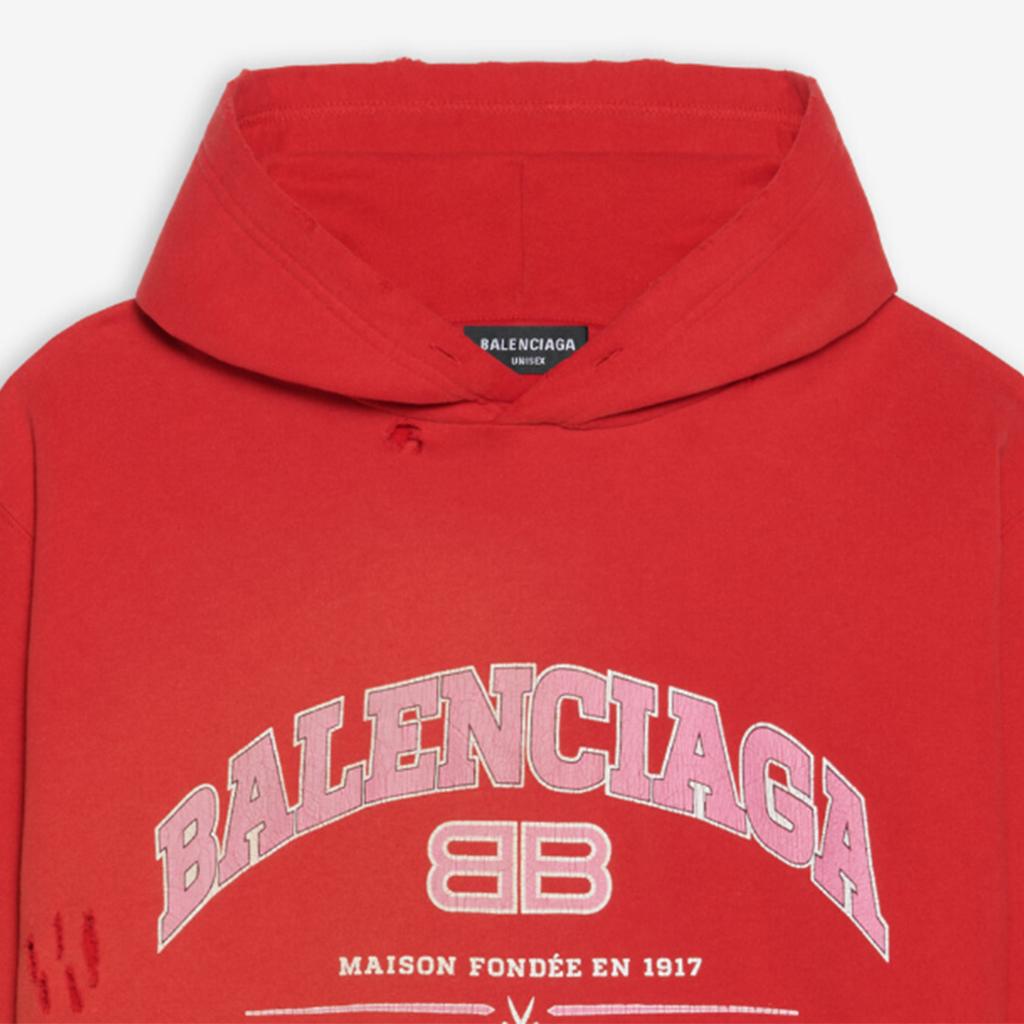 Balenciaga Women'ss Maison Balenciaga Cropped Hoodie 670946-TLVJ3-6441