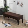 Rhombus Jacquard Bench Case For Bedroom Dining Room Room Elasticized Home Decorative Piano Makeup Chair Cases Anti -Dirty Long Seat Protector