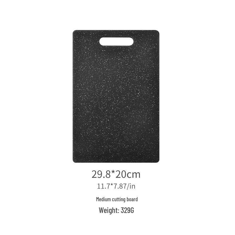 3-Piece Double-Sided Cutting Board Set: Ideal for Fruits, Vegetables, and Baby Food. Durable Plastic for Household Kitchens.