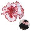 Lace Scrunchies for Women Double Layer Large Elastic Hairbands French Hair Scrunchy Bobbles Soft Hair Accessories