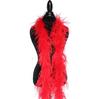 2 Meters Natural Ostrich Feather Boa 6ply Ostrich Feathers Trim Shawl Dyed Various Party Clothing Decoration Plume Scarf