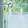 Stable Support Home Curtain Hooks 100pcs Depth Adjustable Hooks Flexibly Adjustable Greater Load-bearing Capacity